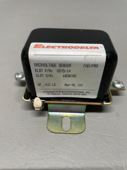 Cessna Overvoltage Sensor P/N OS-75 14 (NEW)