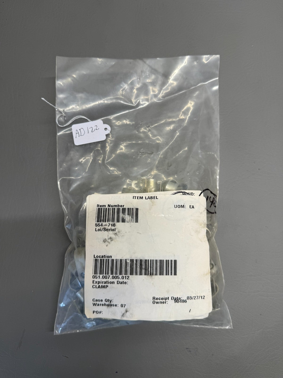 554-716 Piper Clamp (125 Pack)