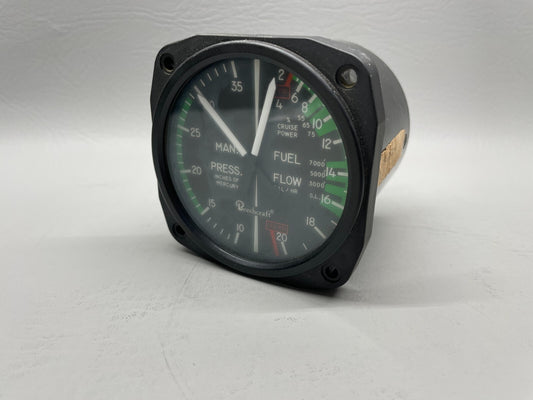 United Instruments Manifold-Fuel Pressure Indicator P/N 6313