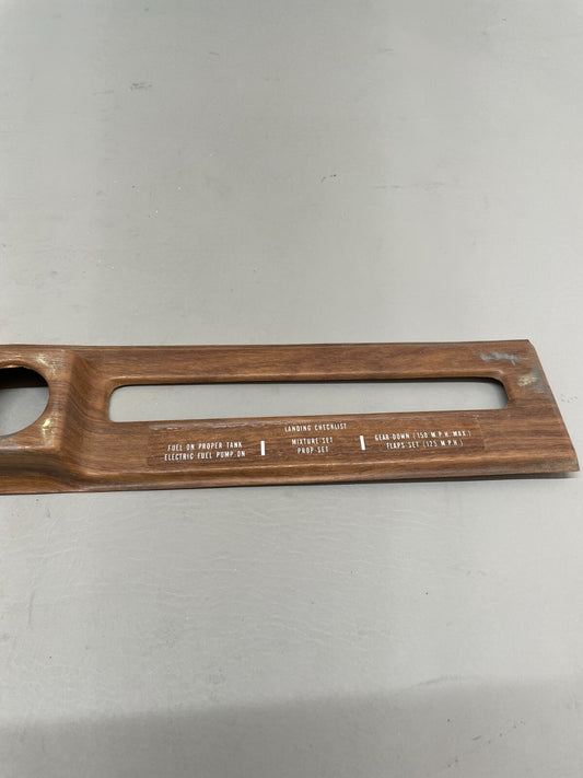 Piper Cover Plate P/N 67228-000