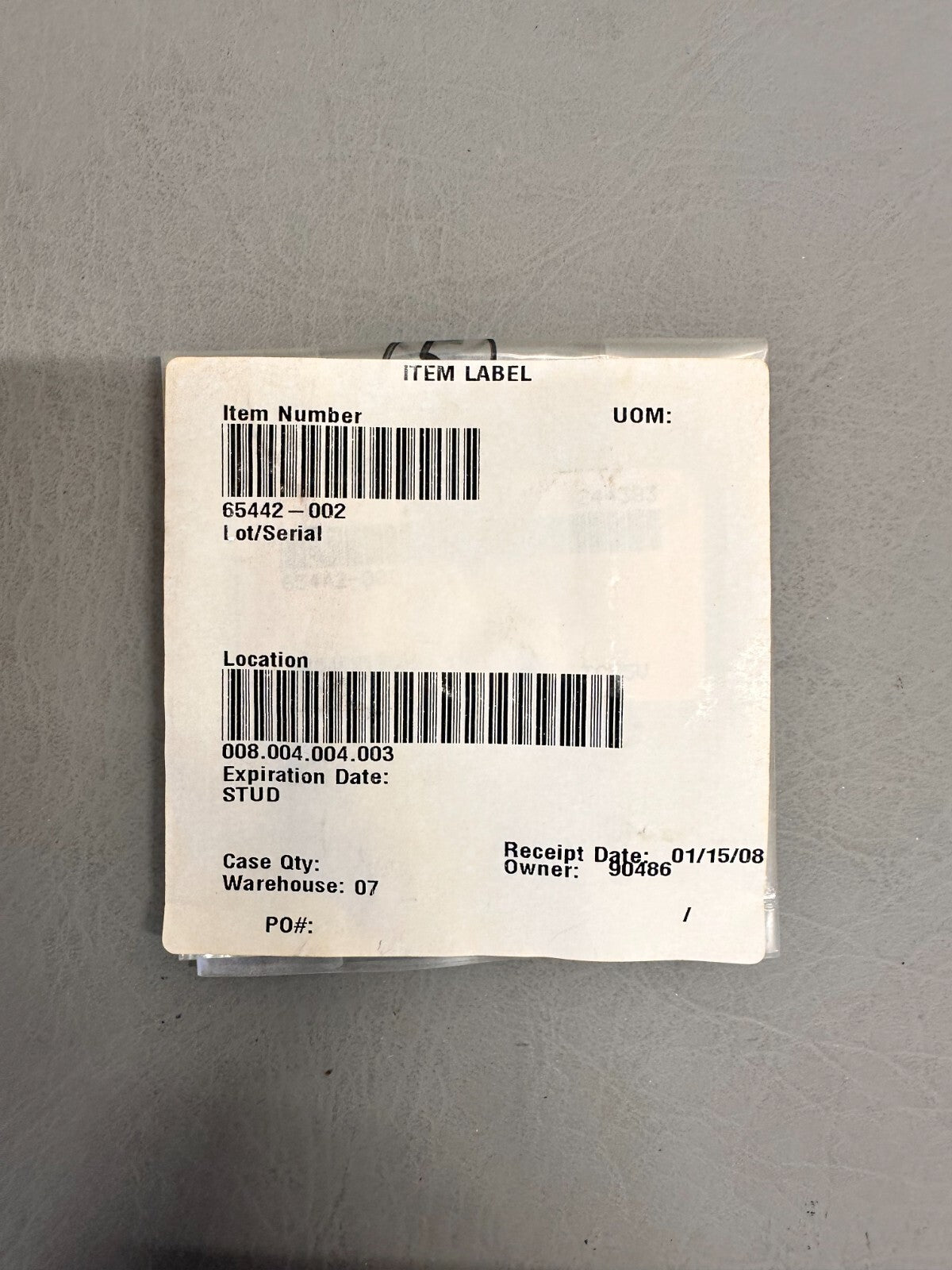 65442-002 - STUD CLAMP ASSY. EXH. STACK (QTY 25)