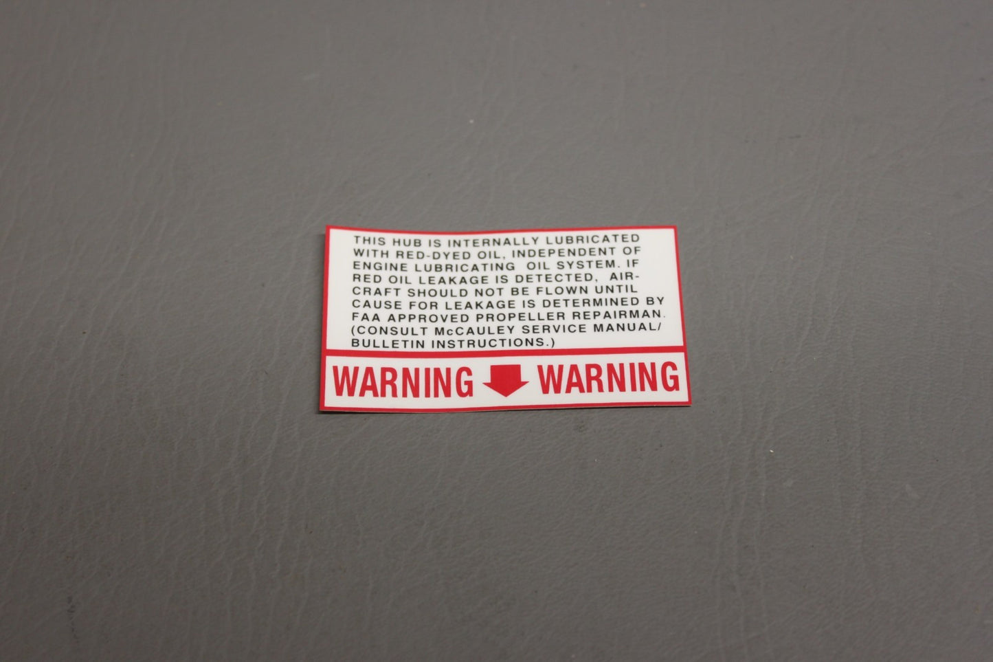 B-6494 Cessna Prop Hub Decal