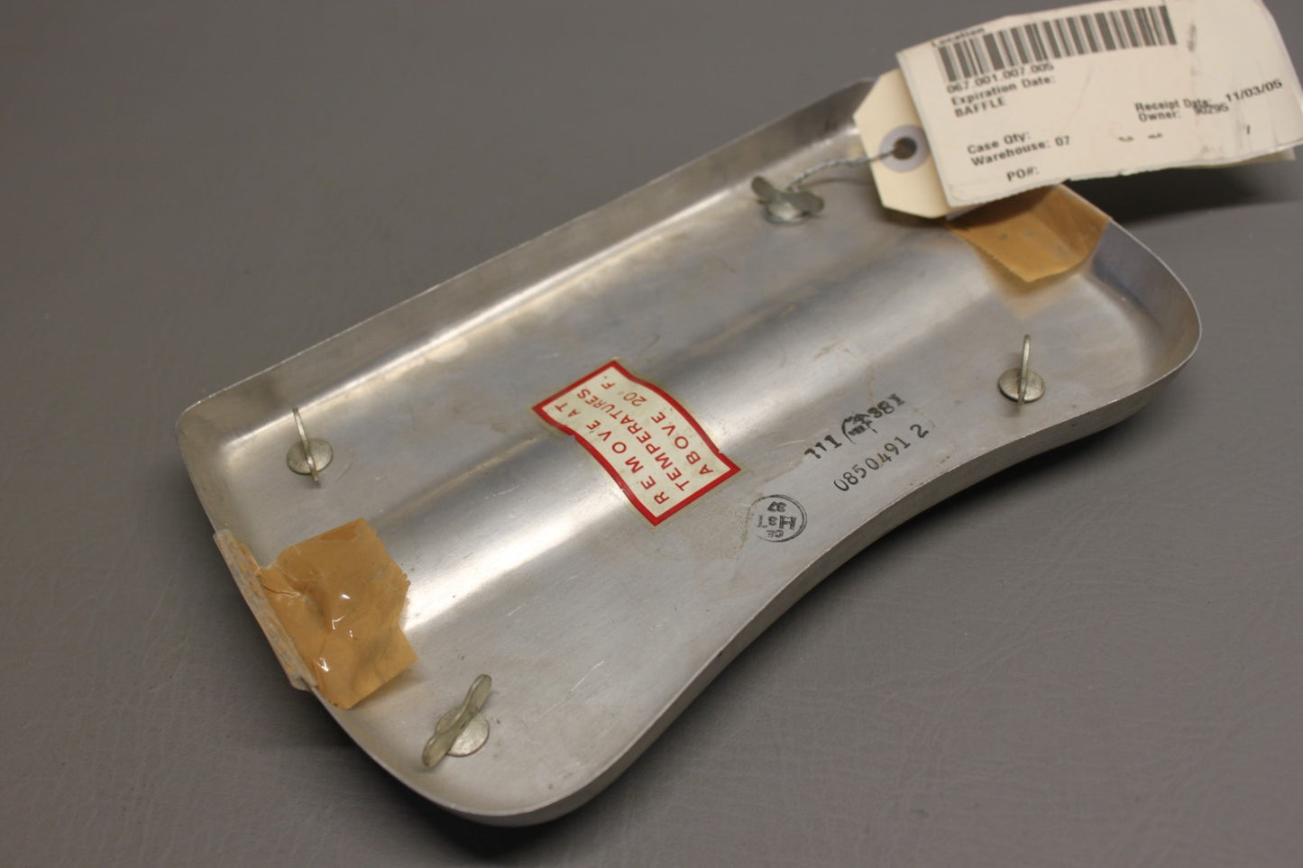 0850491-2 Cessna Winterization Baffle