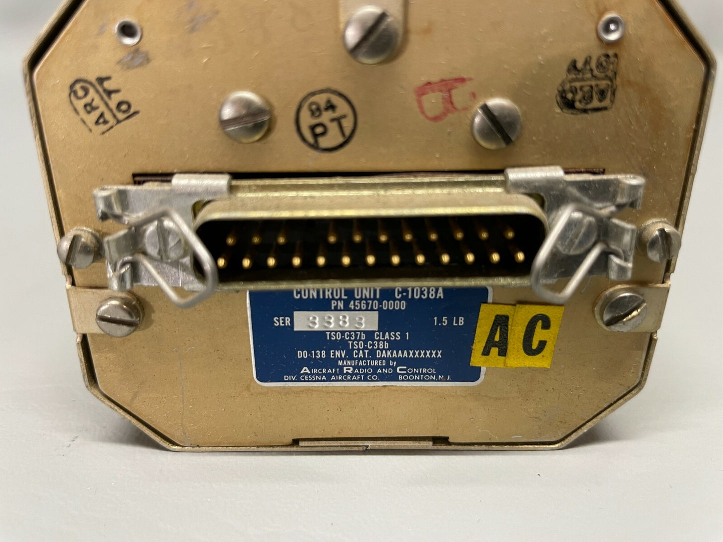 ARC COM Control Head C-1038A P/N 45670-0000