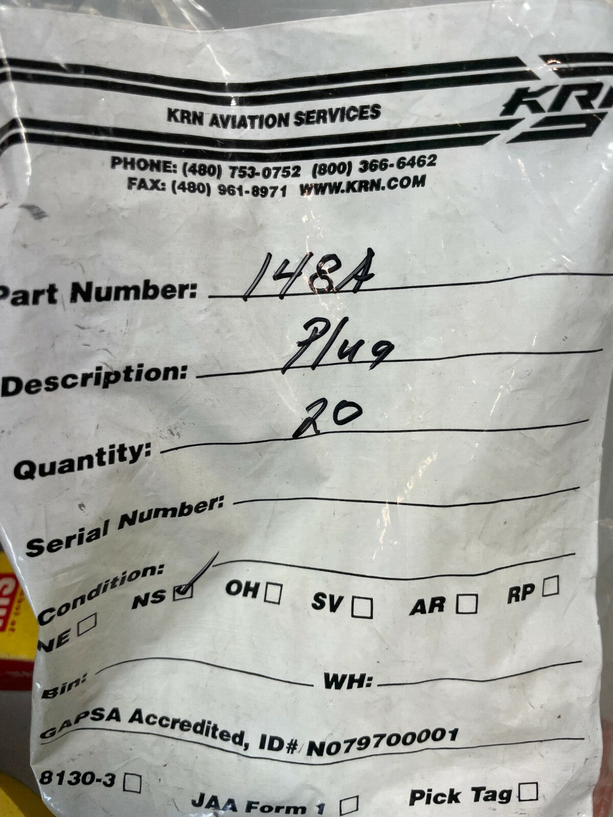 Magneto Lead Plug P/N 148A