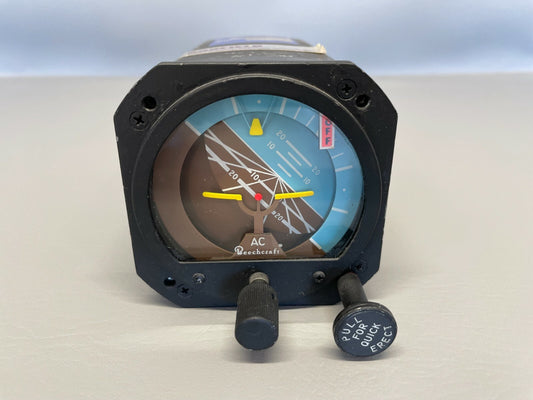 Beechcraft Attitude Indicator RCA26C-8 P/N 102-0076-01