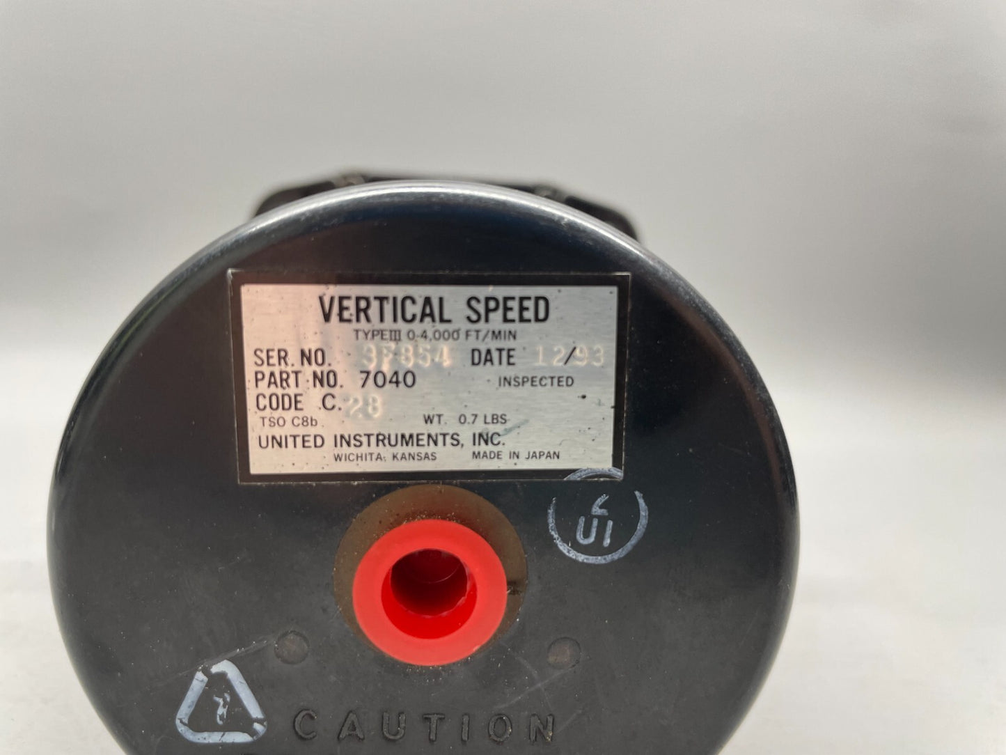 United Instruments Vertical Speed Indicator 7040