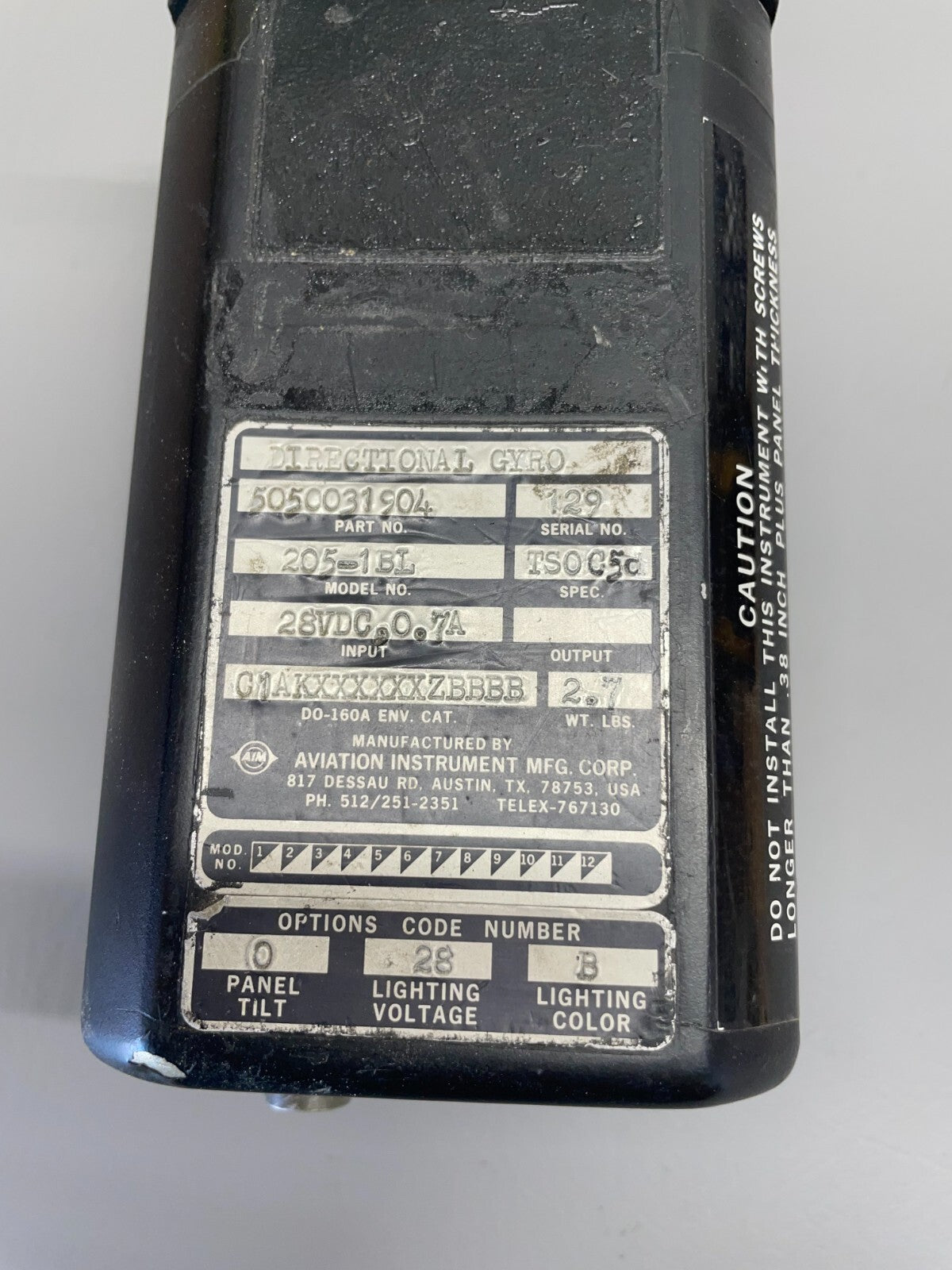 AIM Direction Gyro P/N 5050031904