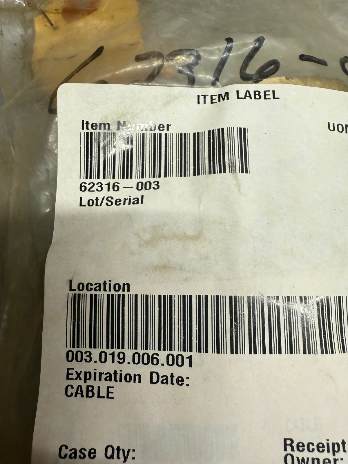 62316-003 Piper Cable
