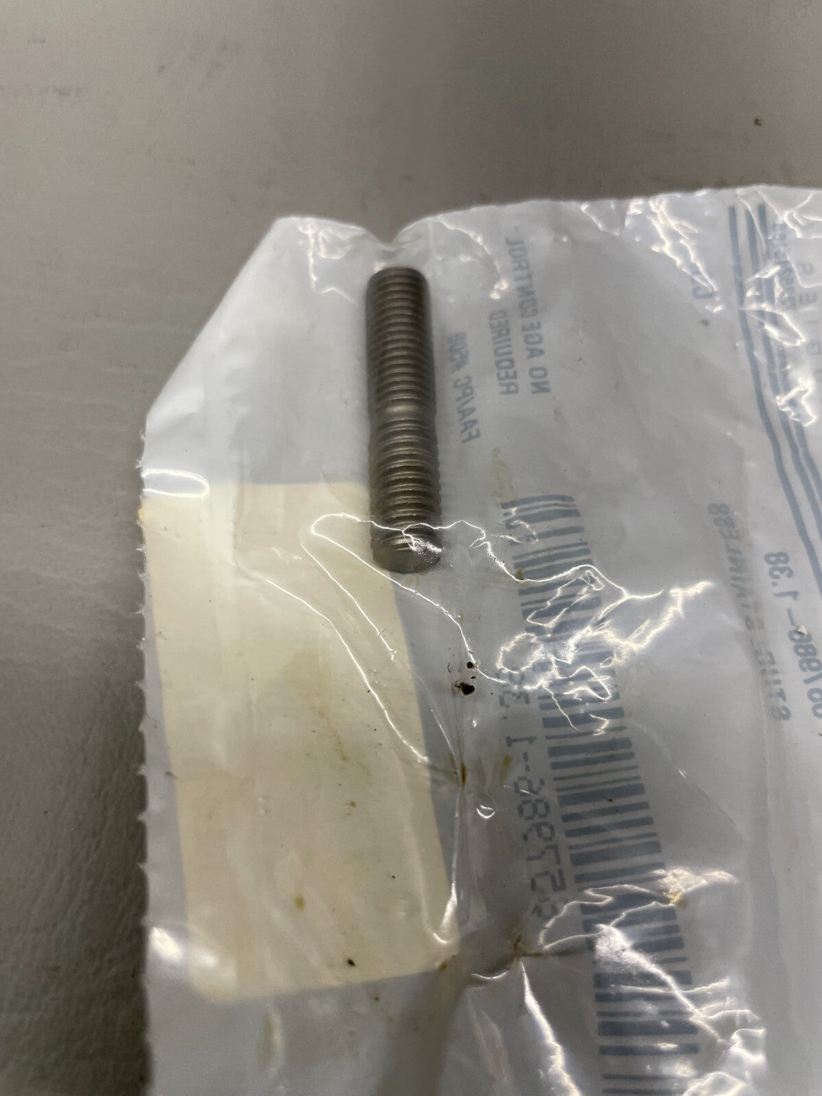 TCM Stud Stainless P/N 07-06004 657986-1.38