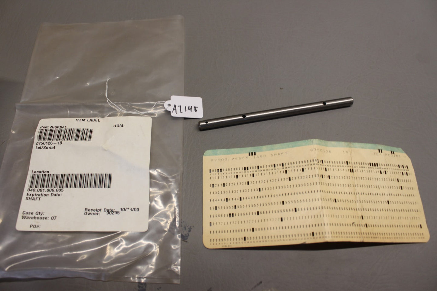 0750126-19 Cessna 180/185 Carb Heat Shaft