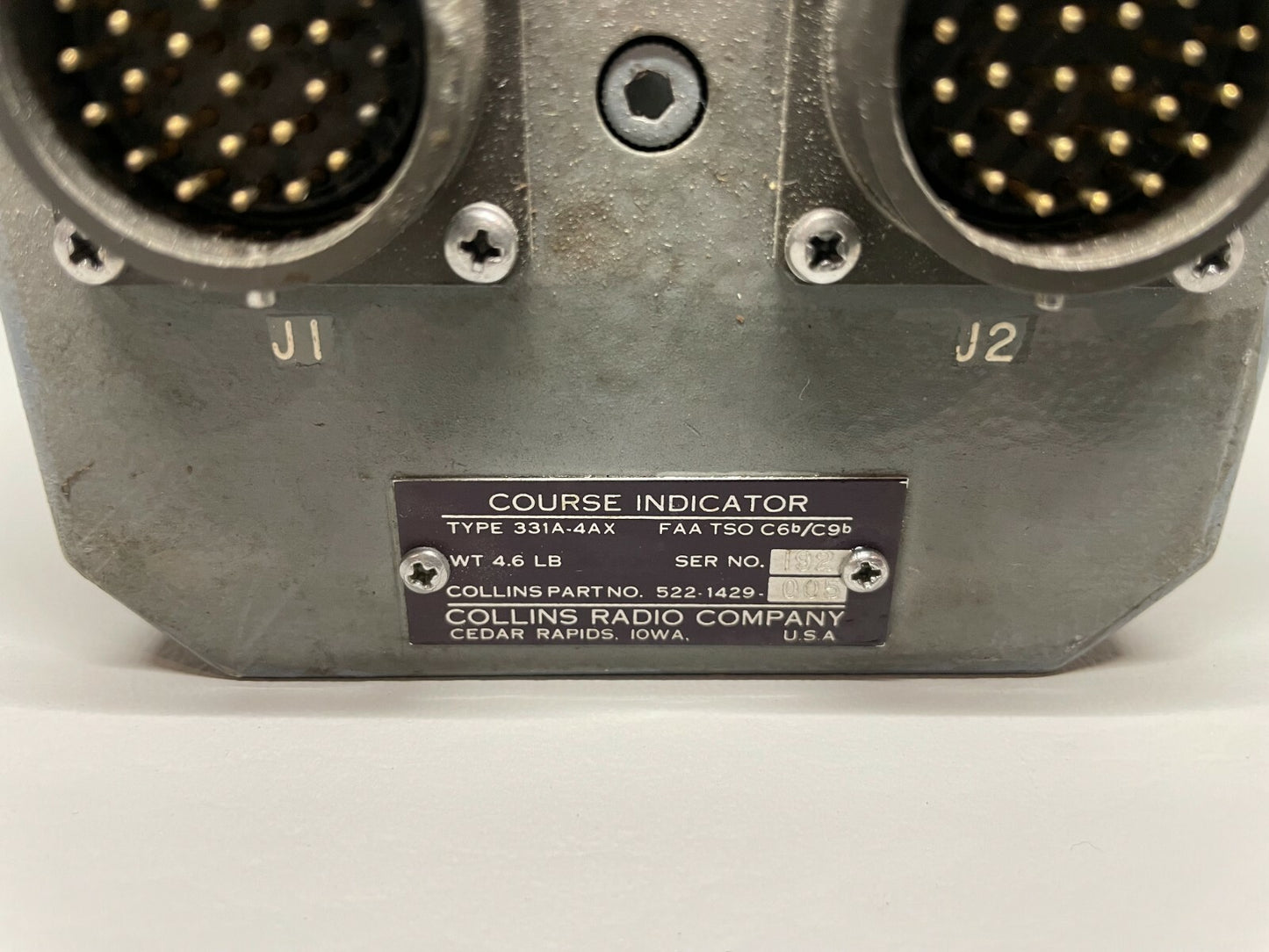Collins Course Indicator P/N 522-1429-005