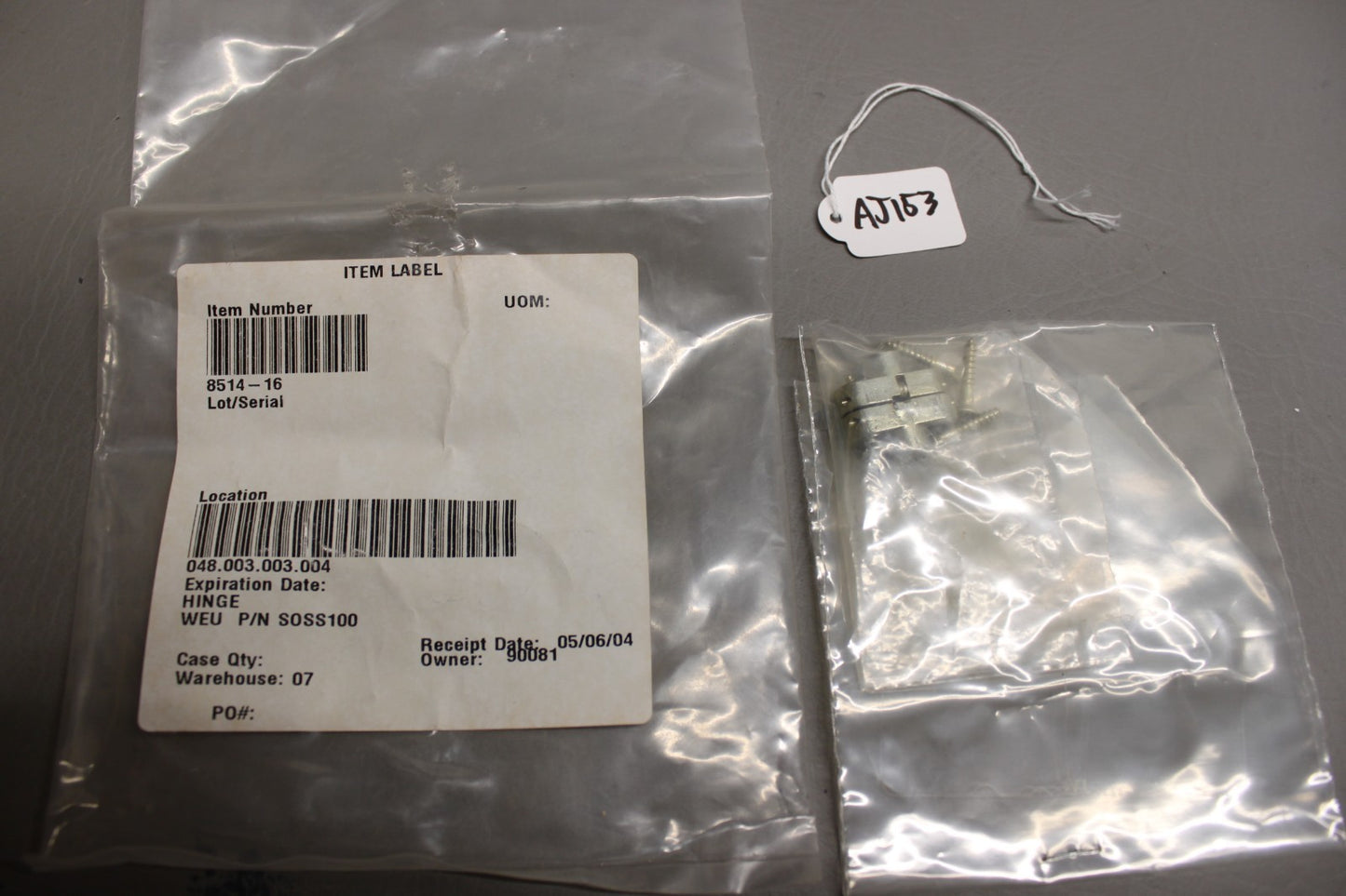 8514-16 Cessna Hinge (Alt P/N SOSS100)