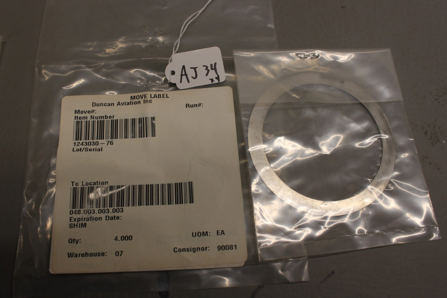 1243030-76 Cessna Shim (4 PACK)