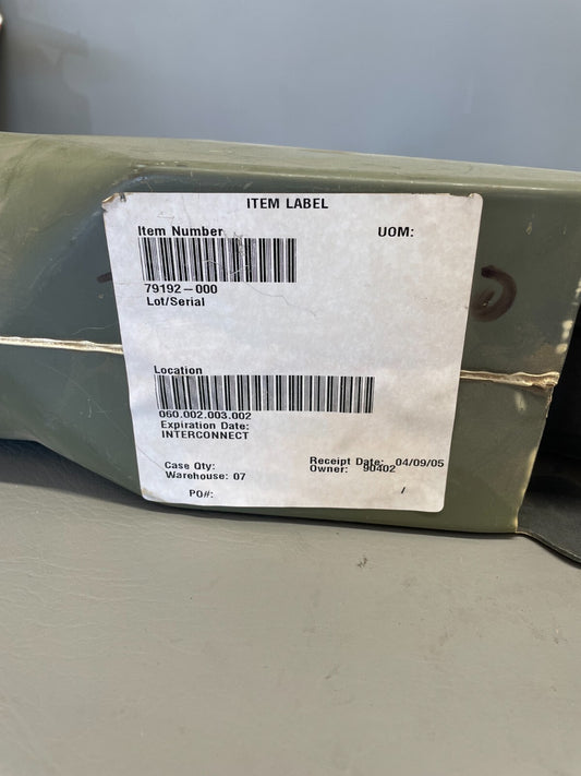 Piper Interconnect Ventilation Bulkhead P/N 79192-000