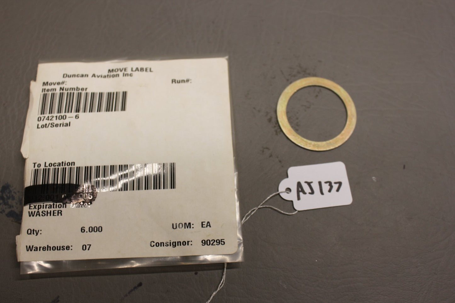 0742100-6 Cessna 180/185 Tail Spring Washer