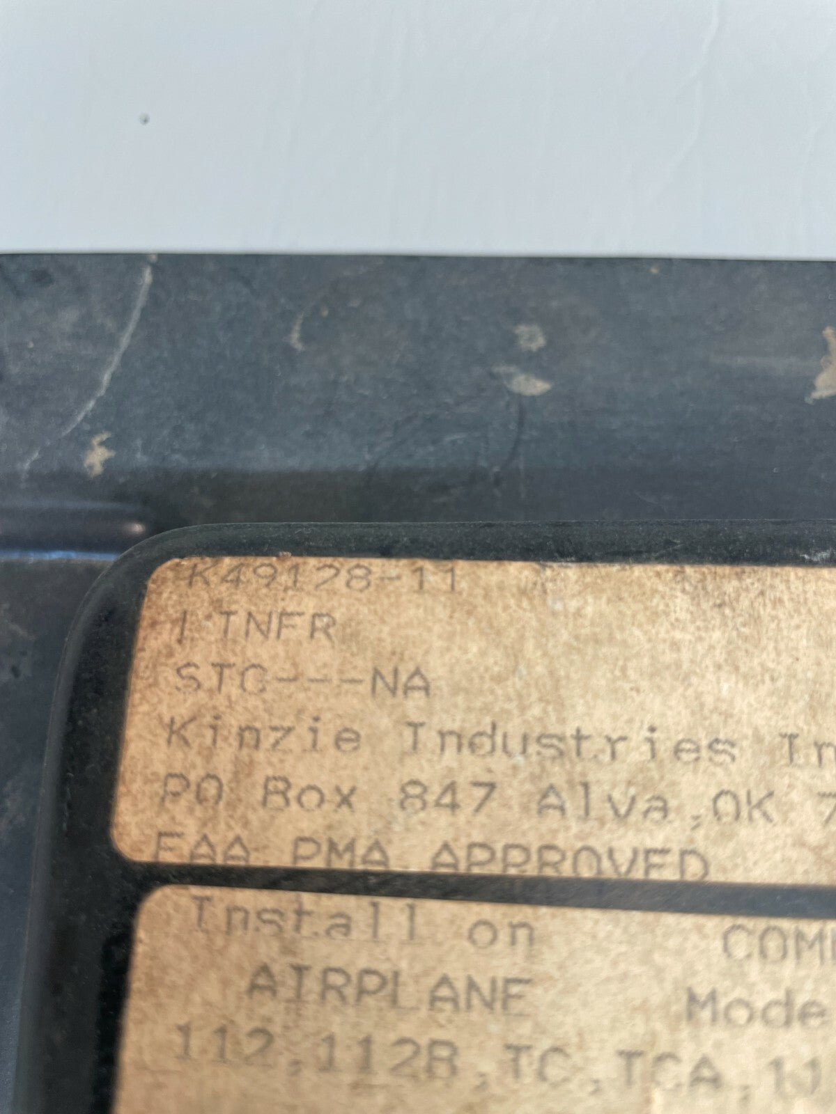 Rockwell Commander Liner P/N K49128-11
