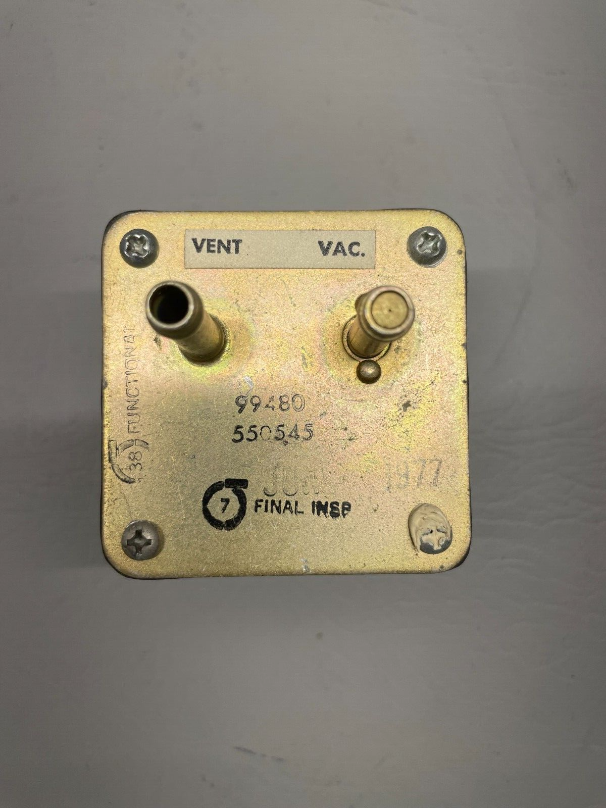 Aircraft Gyro Suction Gauge