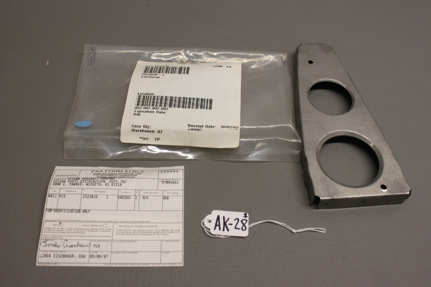 2525026-1 Cessna Rib