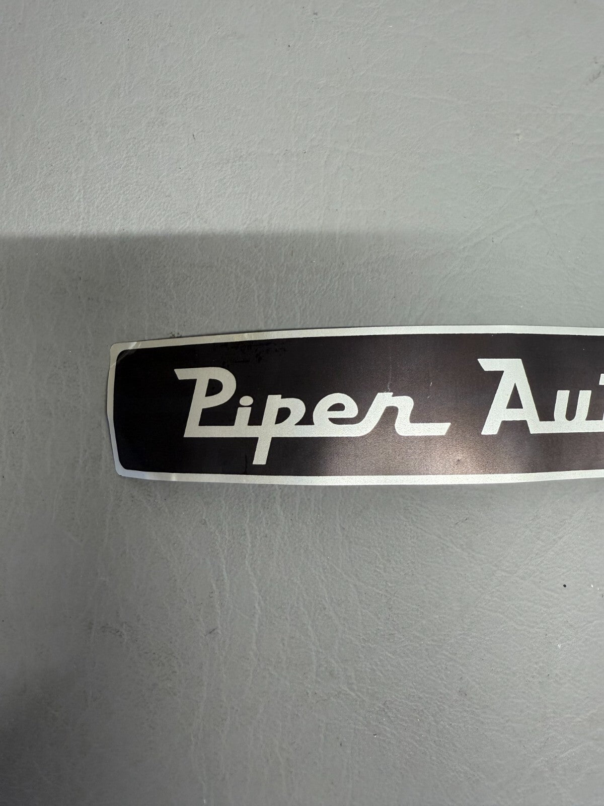 Piper Autoflite Placard P/N 68821-000