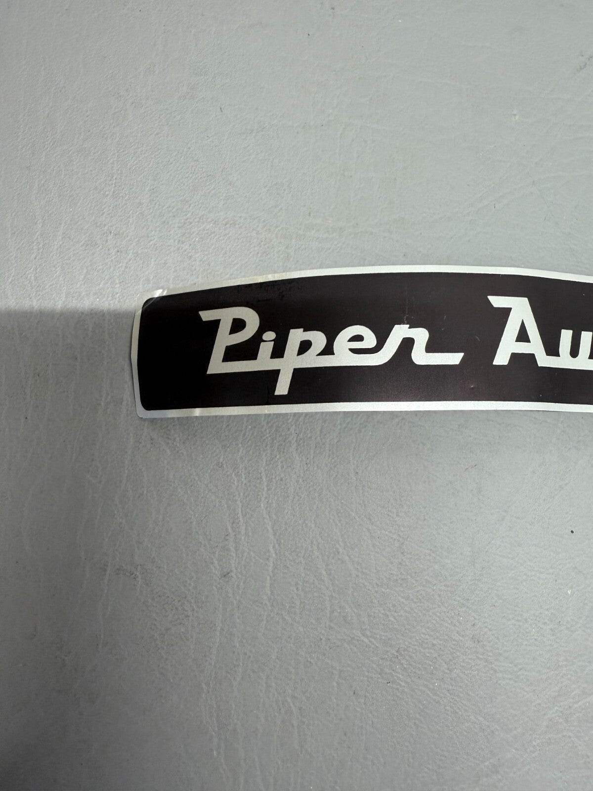 Piper Autoflite Placard P/N 68821-000