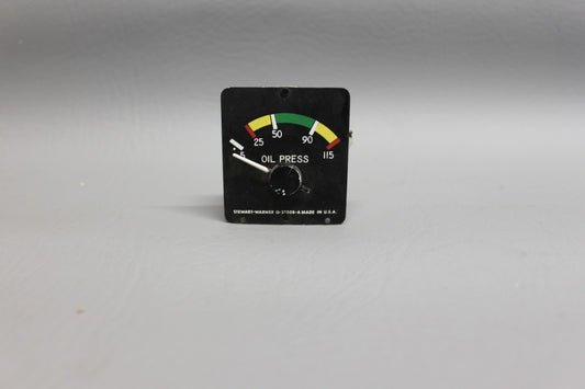 855000-5 Aircraft Oil Pressure Gauge (Alt P/N Q-21508-A SPL883002)