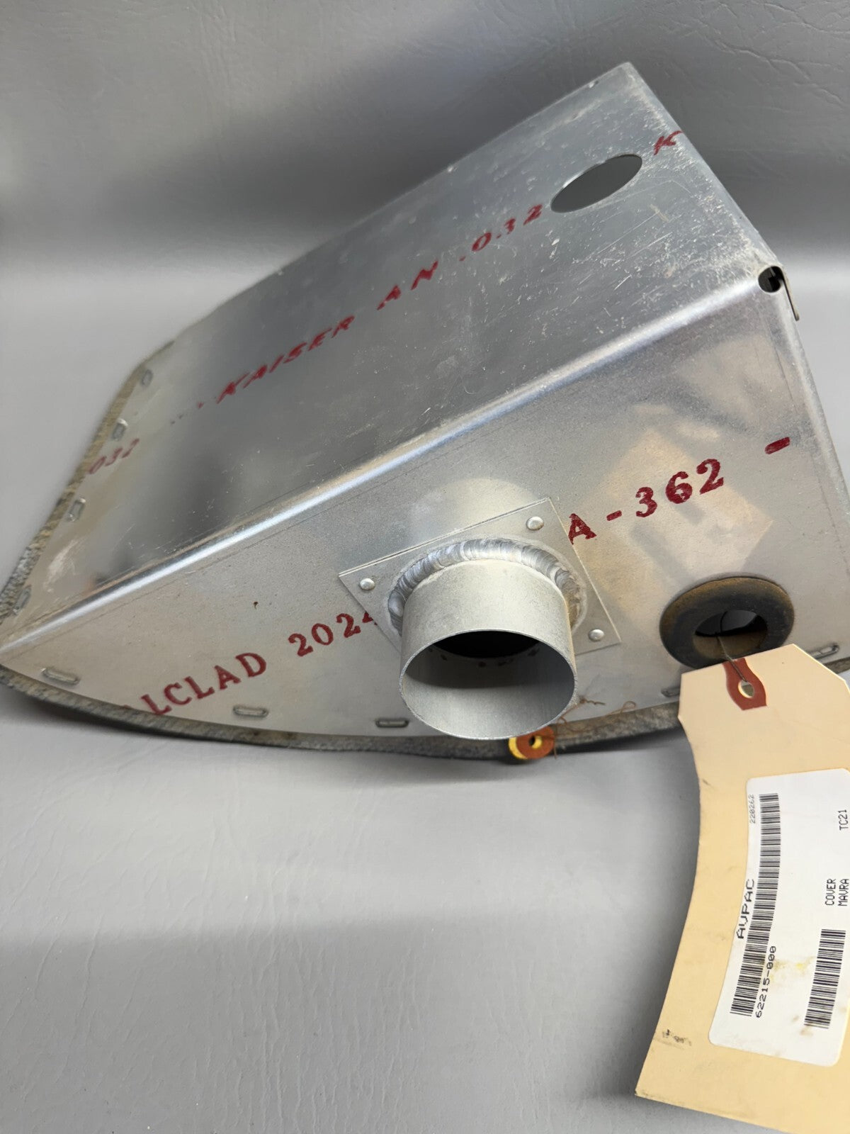 62215-000 Piper PA28 Electric Fuel Pump Cooling Cover