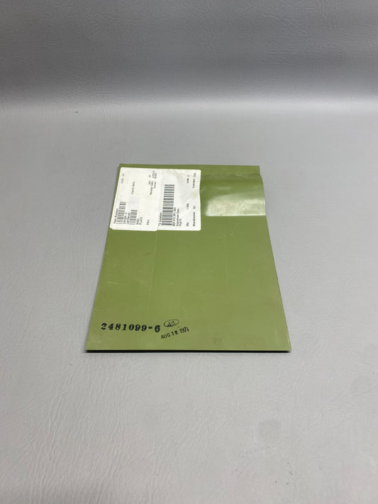 2481099-6 Aircraft Plate