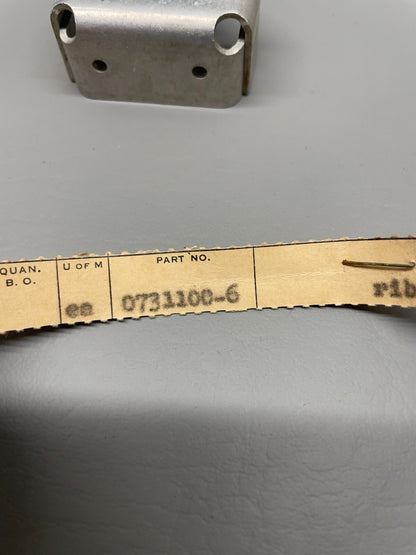 Cessna A185F Bracket Rudder Hinge Lower P/N 0731100-6 (NEW)