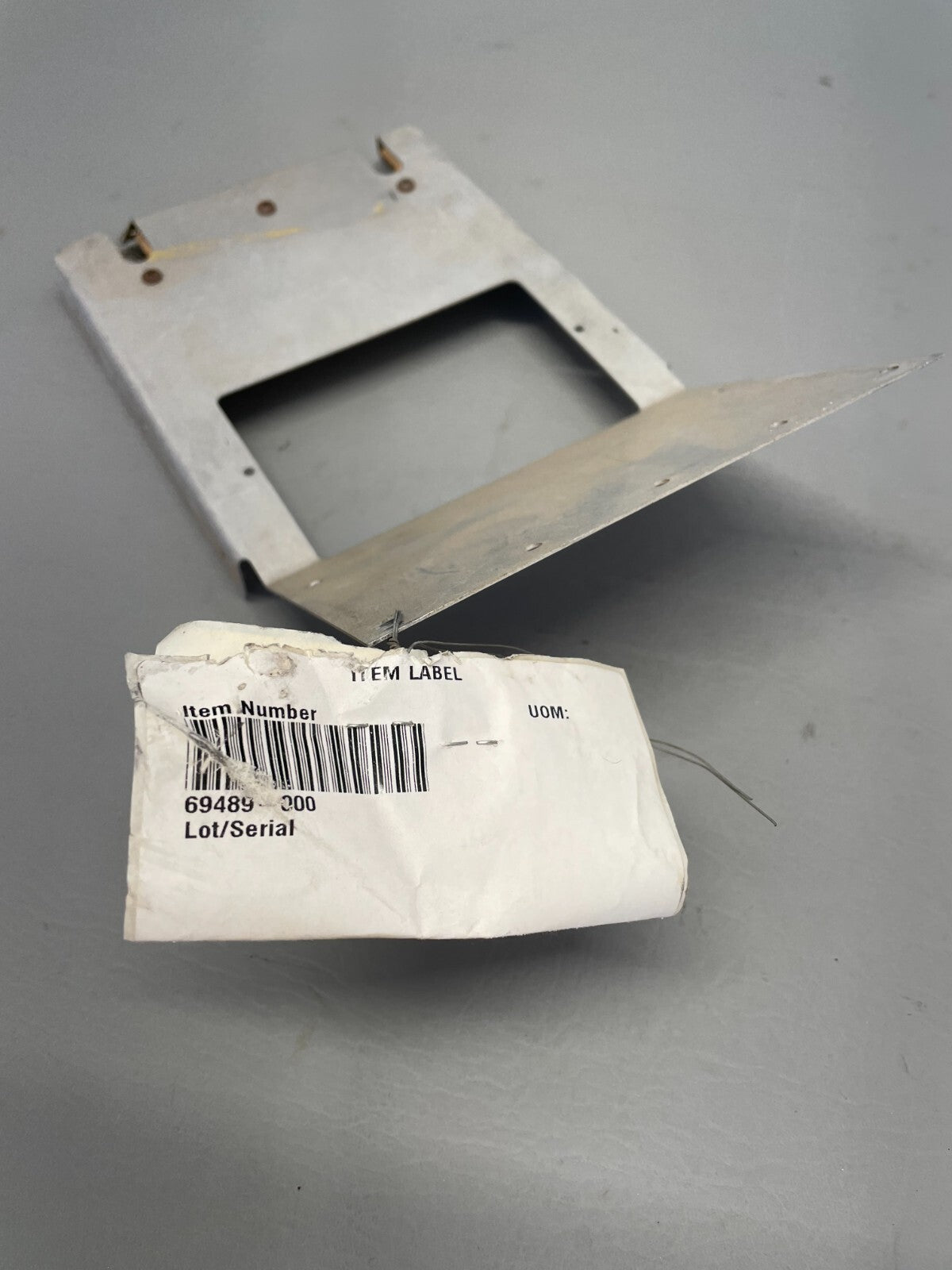 Piper PA-32 Fuel Selector Cover Tunnel Plate P/N 69489-00