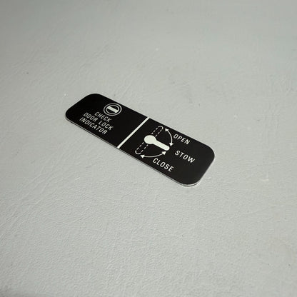 5200181-15 Cessna Placard
