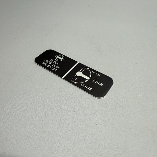 5200181-15 Cessna Placard