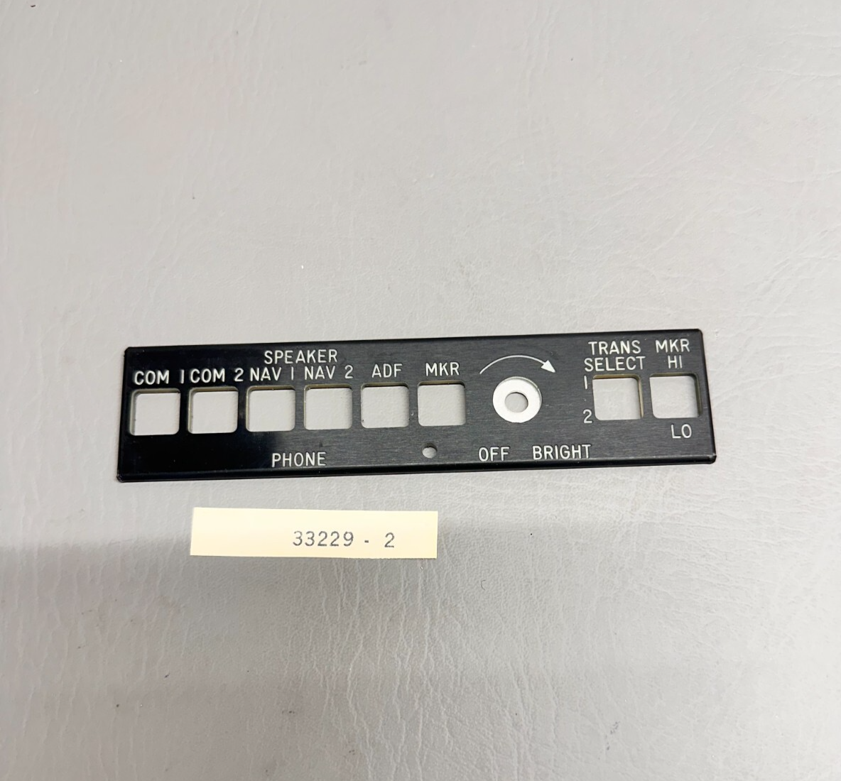 33229-002 Piper Placard