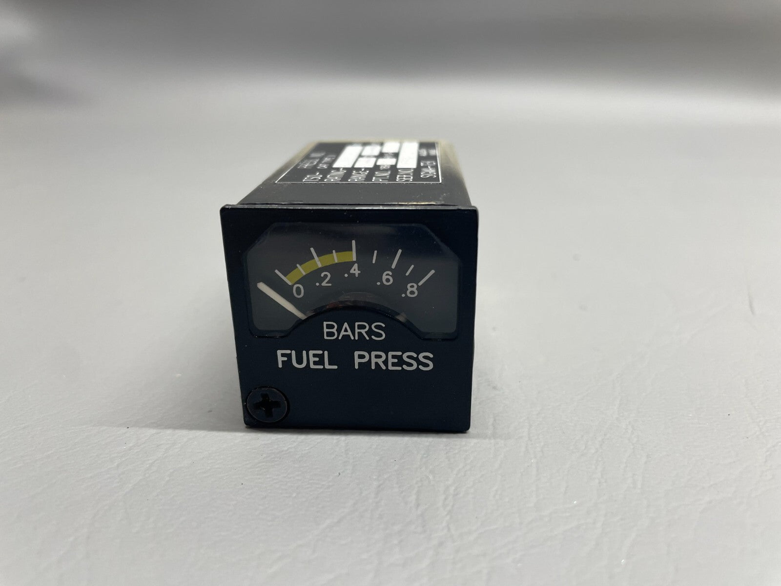 Sigma Tek Fuel Pressure Indicator with 8130 P/N 169BR-910-3LBW