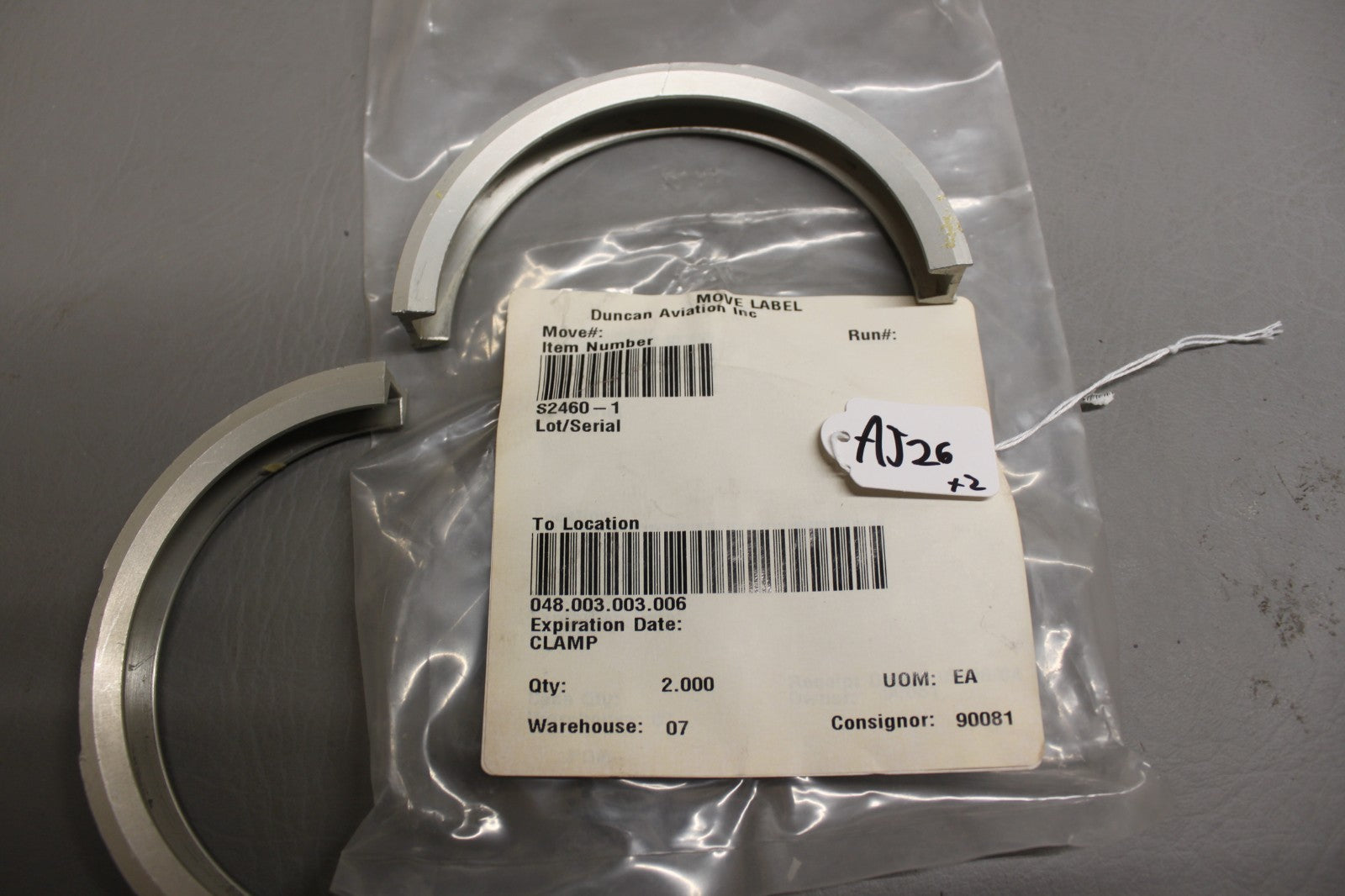 S2460-1 Aircraft Clamp
