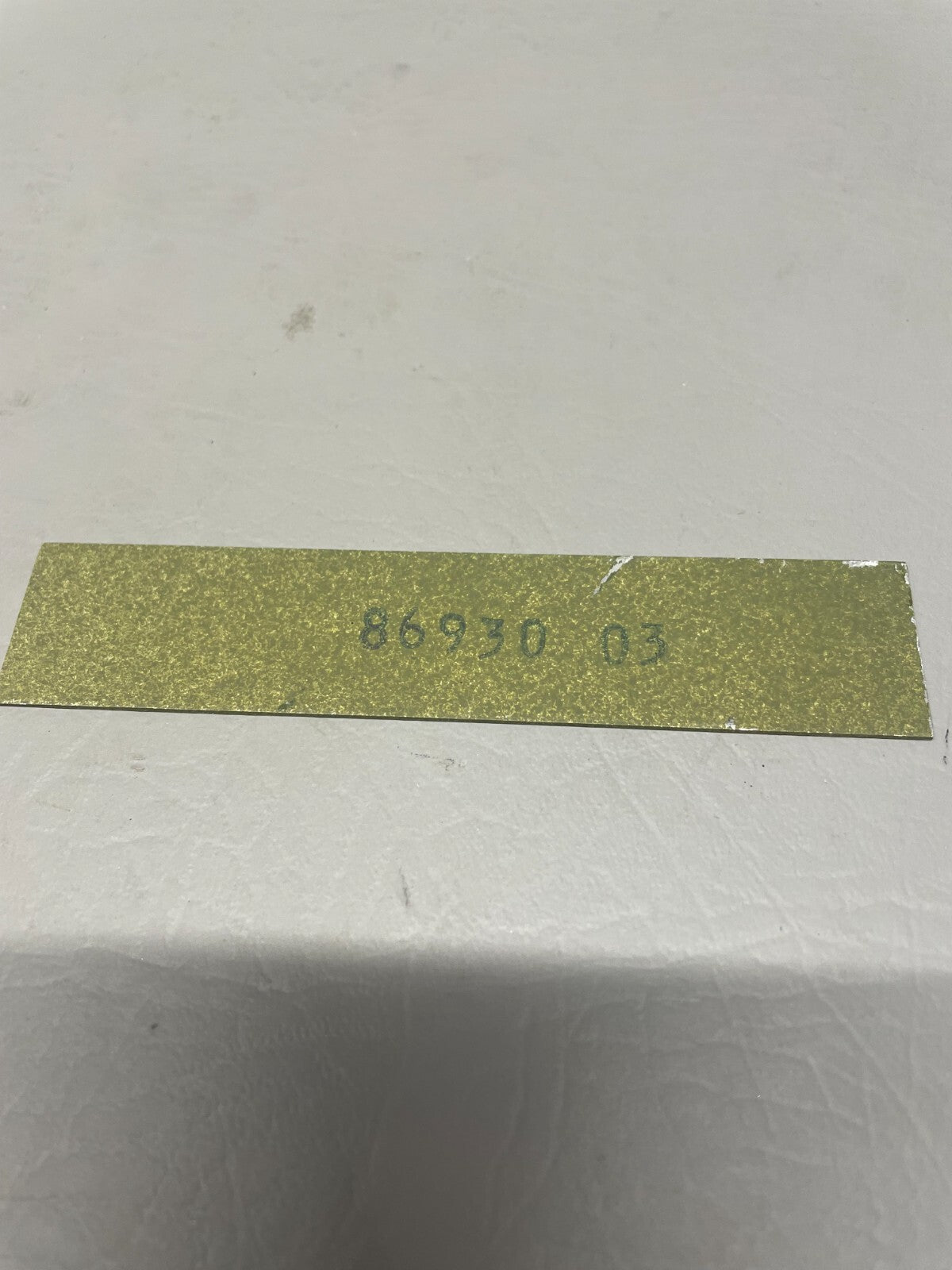 Piper Spacer P/N  86930-003