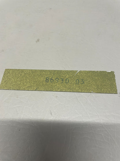 Piper Spacer P/N  86930-003