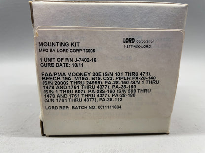 Lord Engine Mount P/N 07-01141 (NEW)