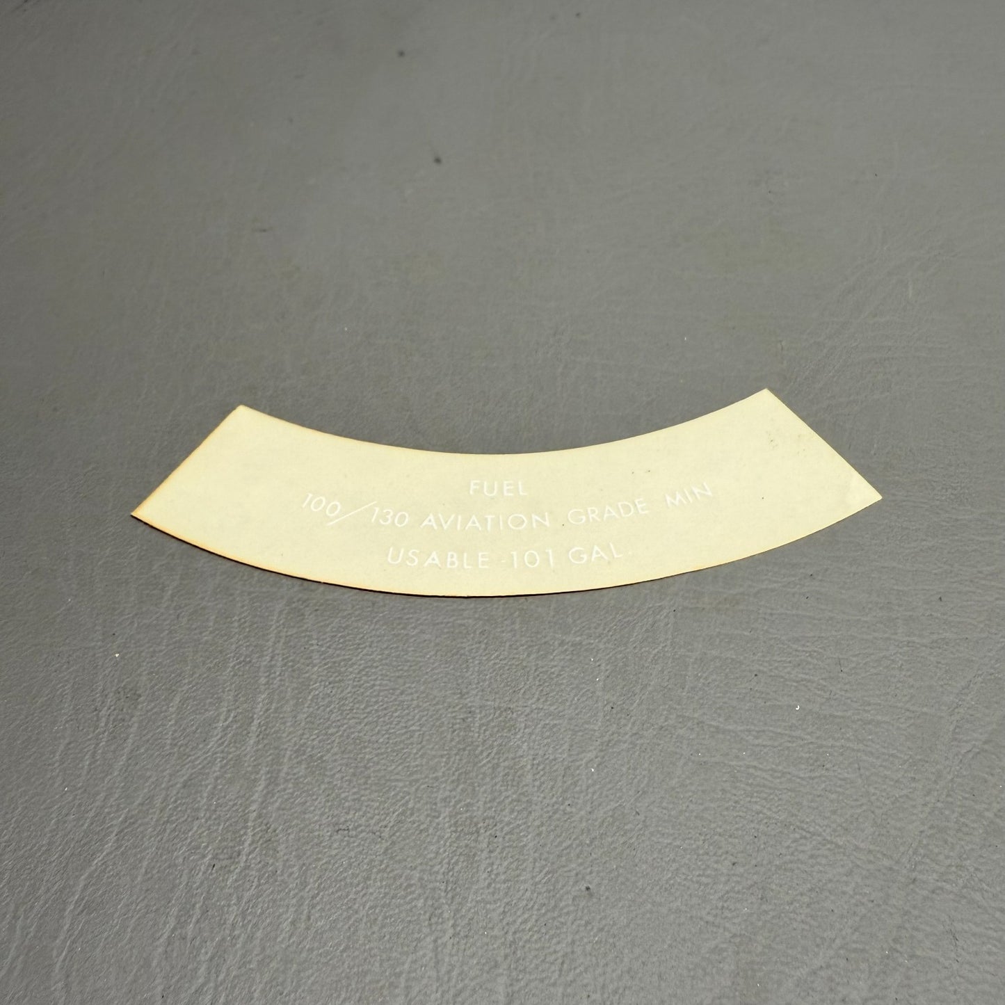 5026015-201 Cessna Fuel Placard