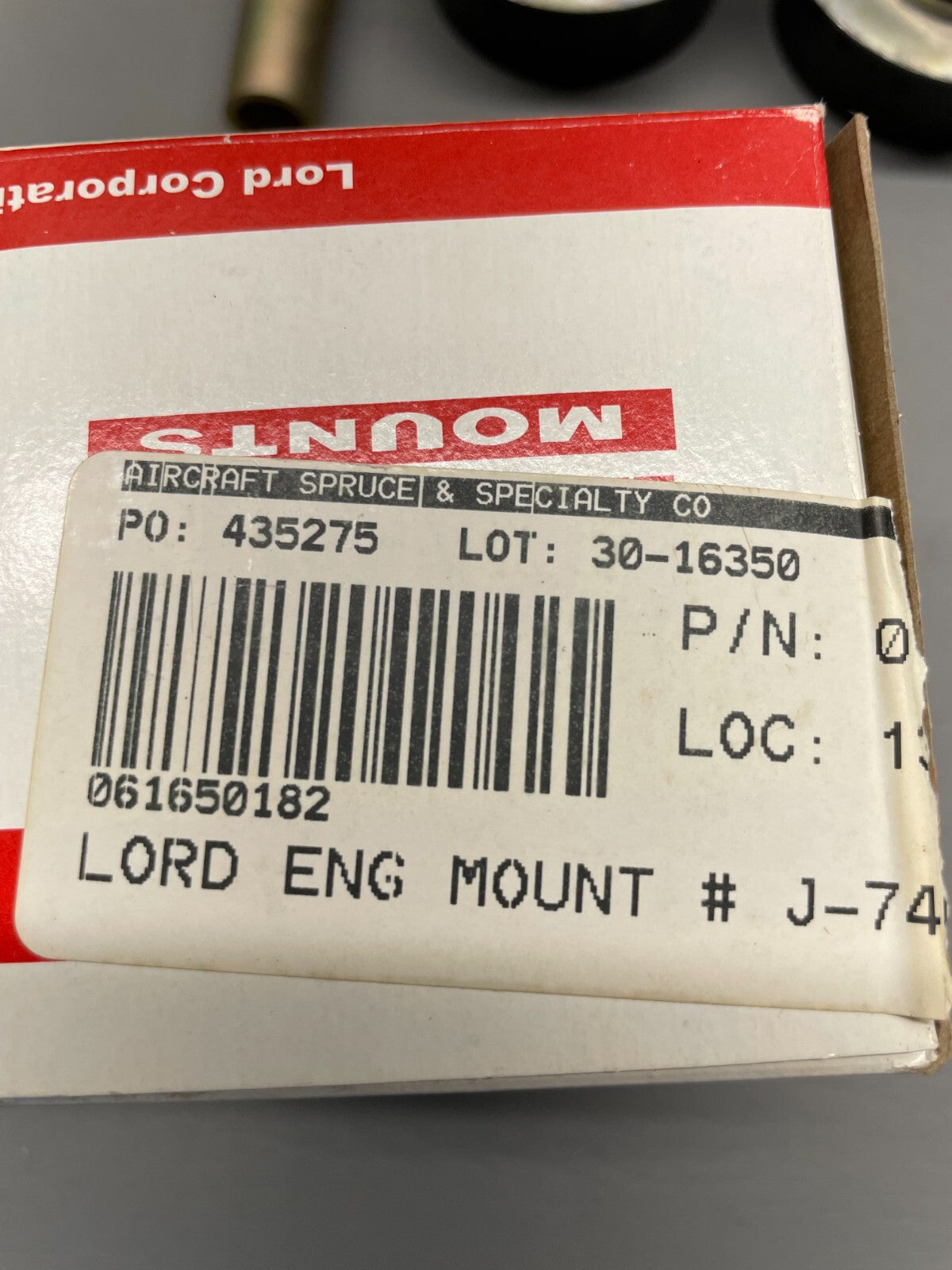 Lord Engine Mount P/N 07-01141