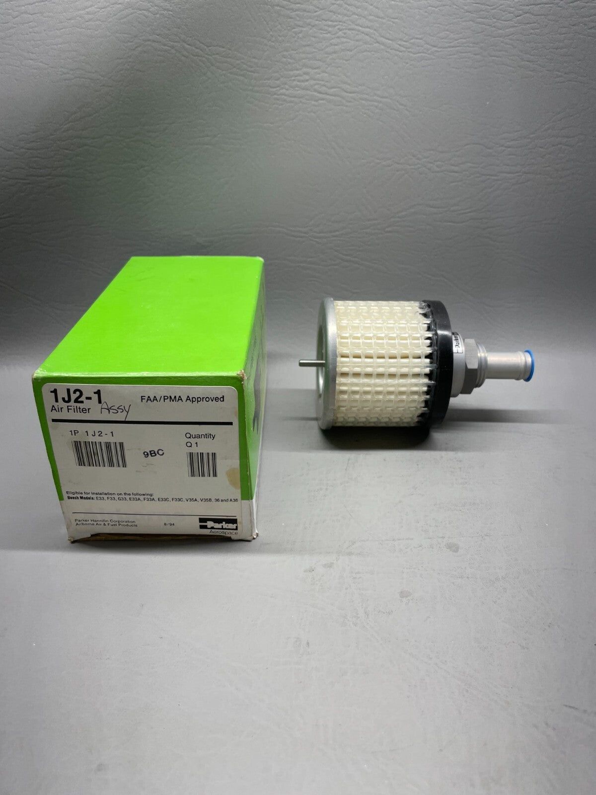 Parker Aerospace Aircraft Air Filter P/N 1J2-1