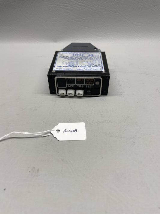 Ameri-King GPS Nav Switching and Annunciator Panel P/N AK-950