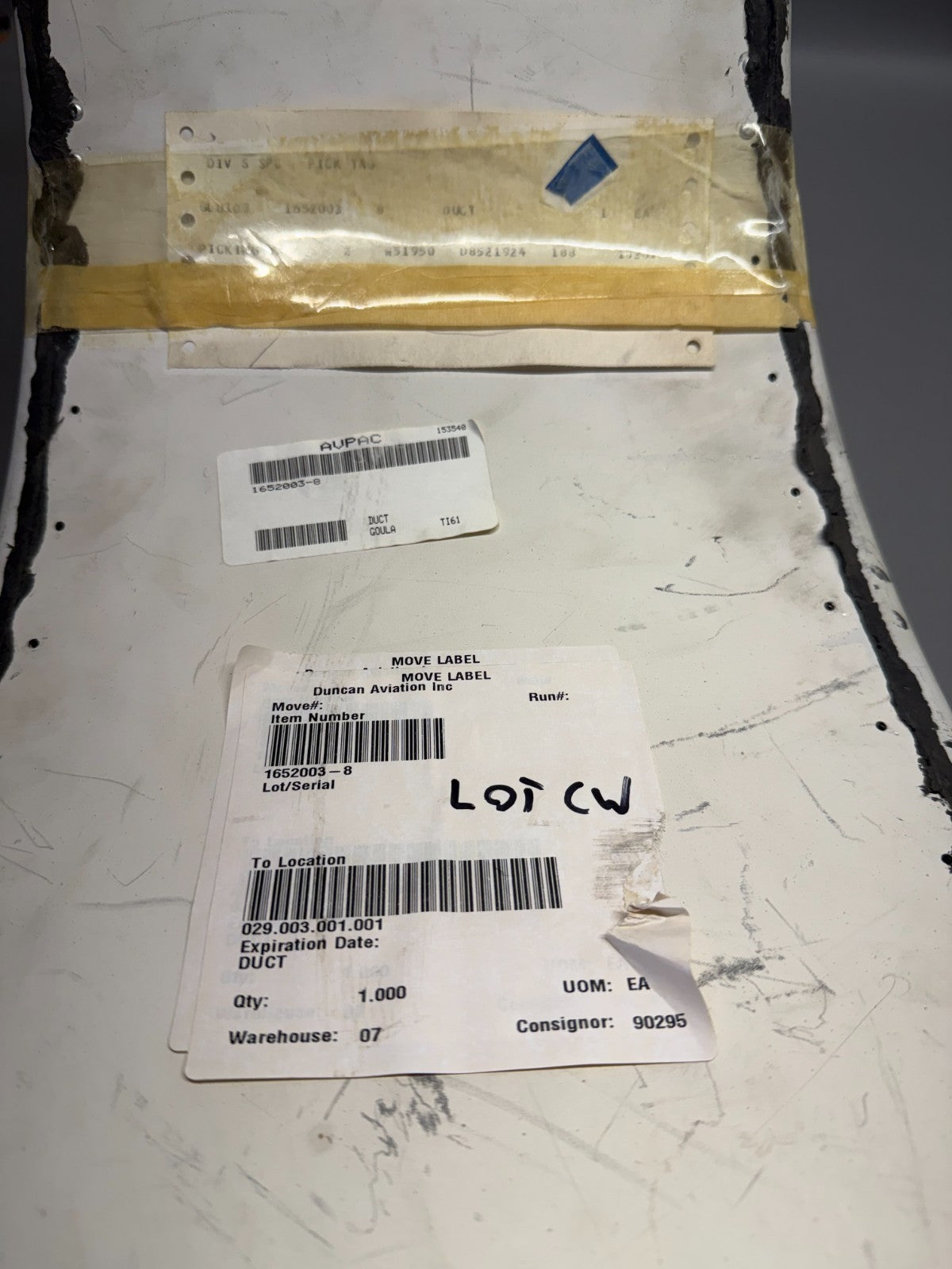 0752018-8 Cessna 185 Carb Air Duct Assy (Boot P/N 0750192-3, 0750192-703) NEW