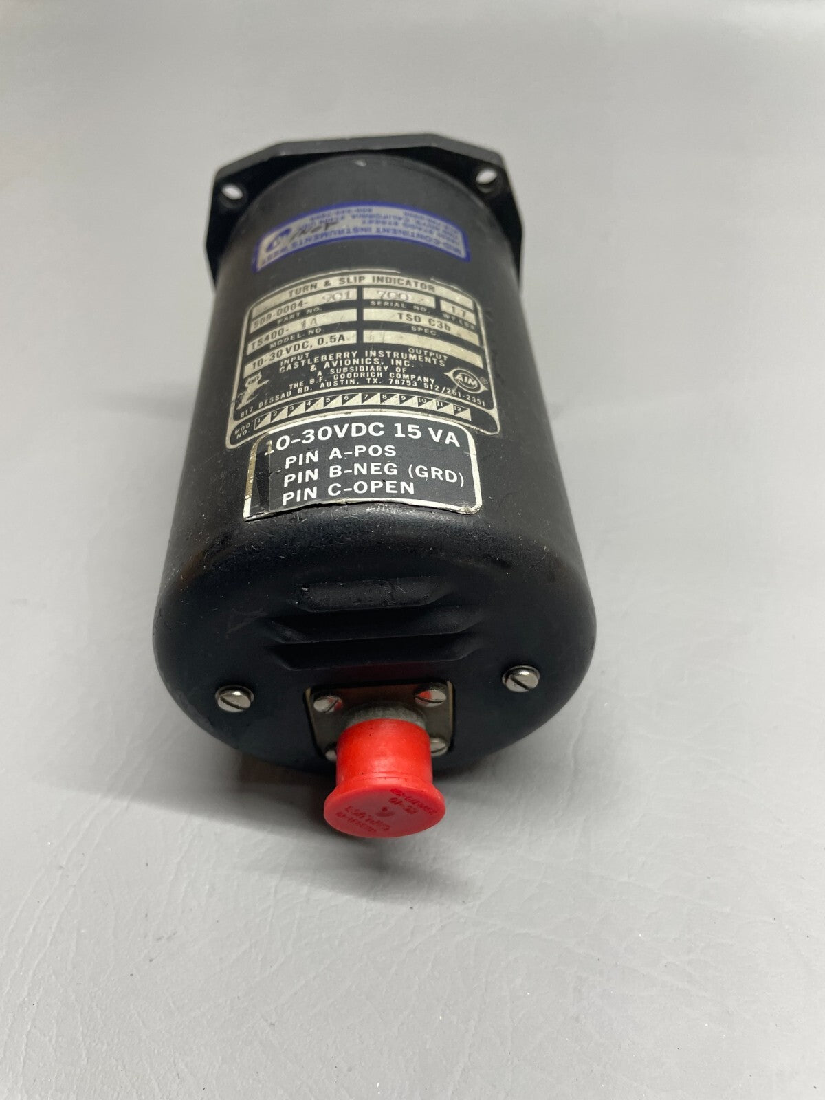 Turn and Slip Indicator P/N 509-0004-901