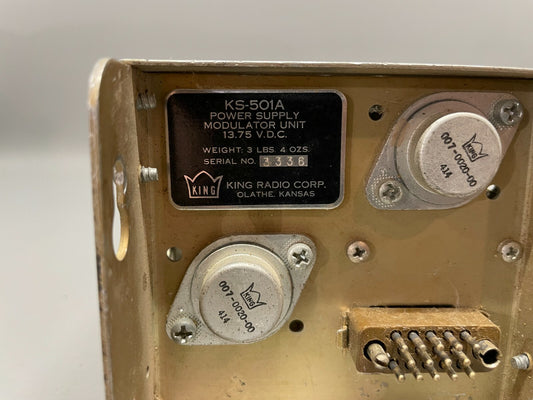 KS-501A King Radio Power Suplly Modulator Unit