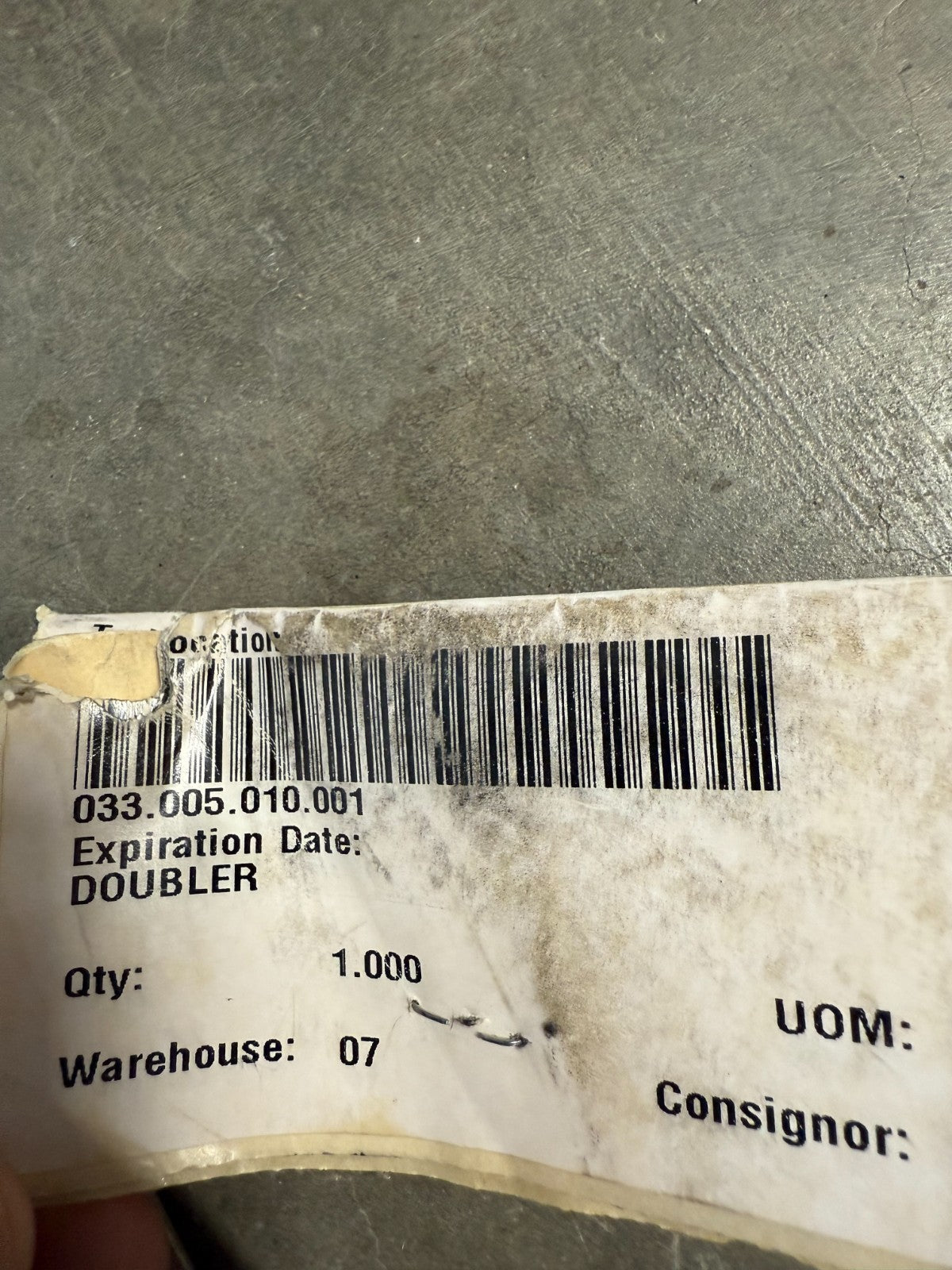 0523900-3 Cessna Landing Gear Doubler