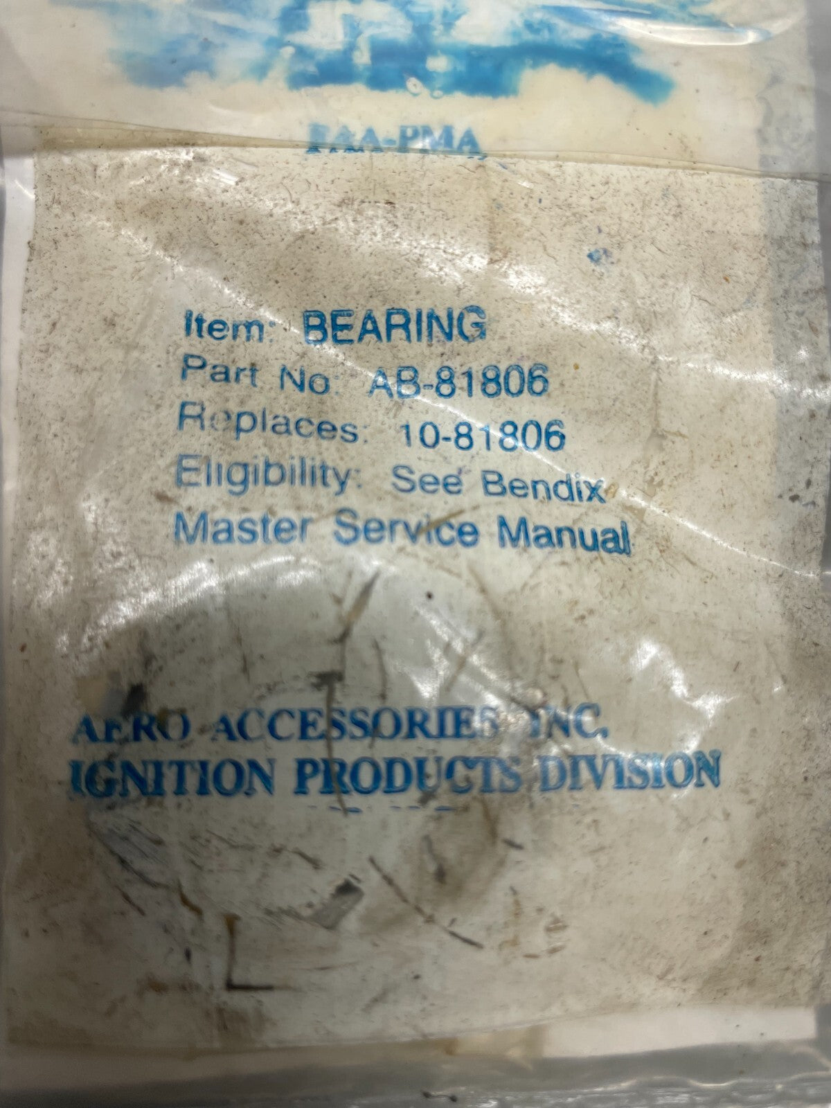 Bendix Bearing P/N 10-81806 MFR AB-81806