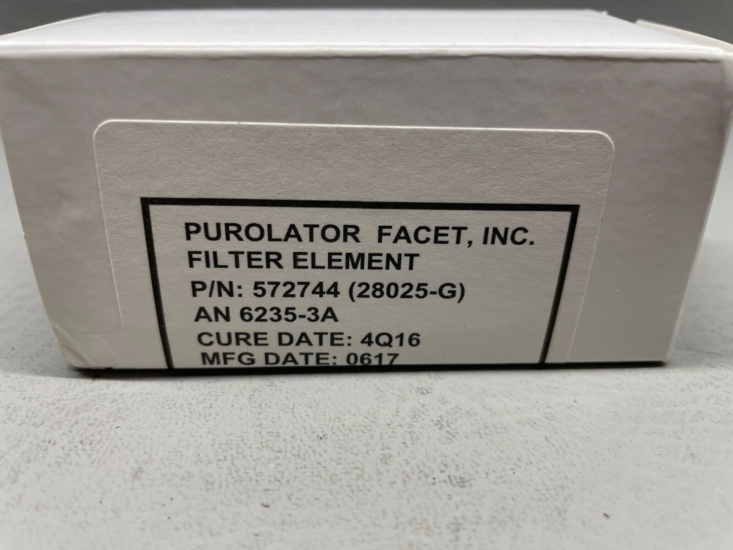 Purolator Facet Fuel Filter Element PT6 Fuel Filter P/N 572744
