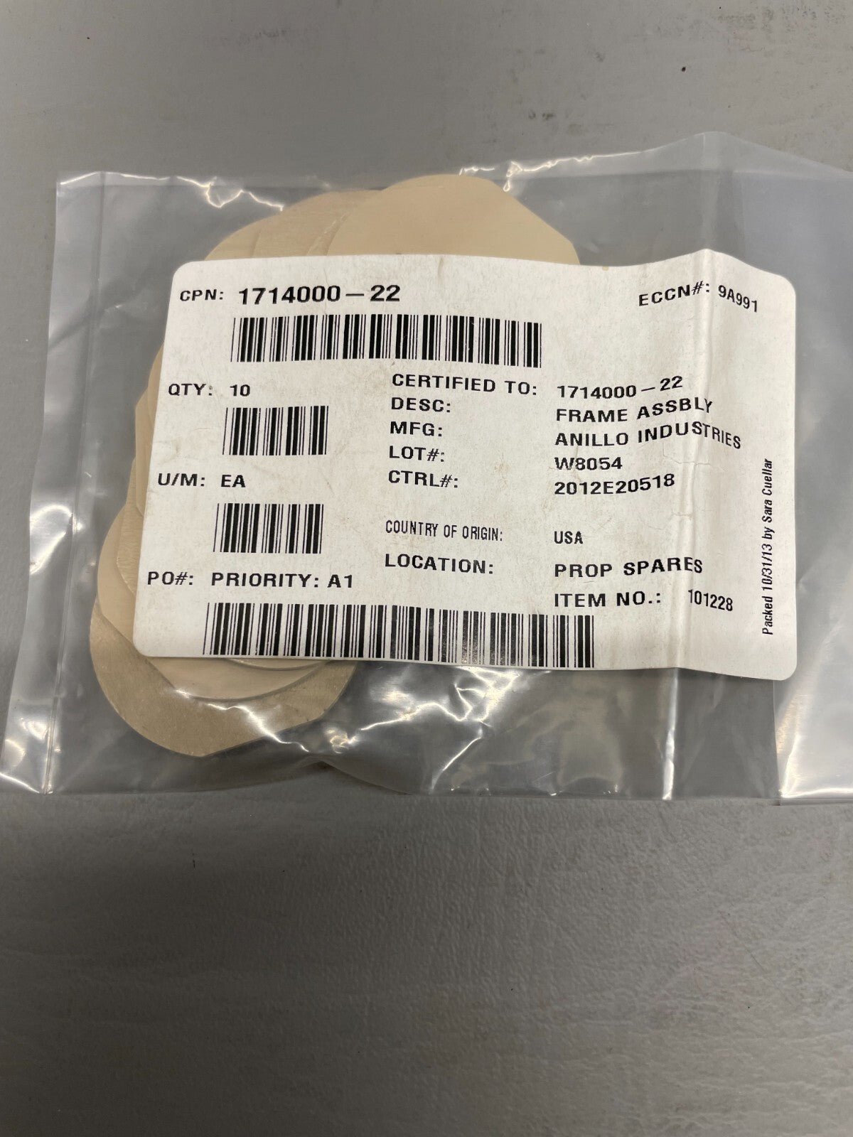 Cessna Washer P/N 1714000-22