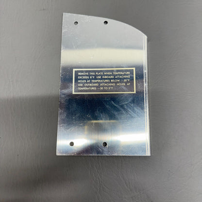 0700313-36 Cessna Winterization Plate